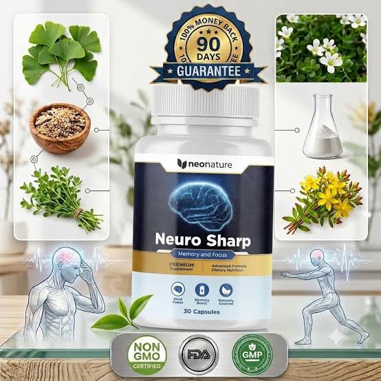 Neuro Sharp product information with botanical ingredients