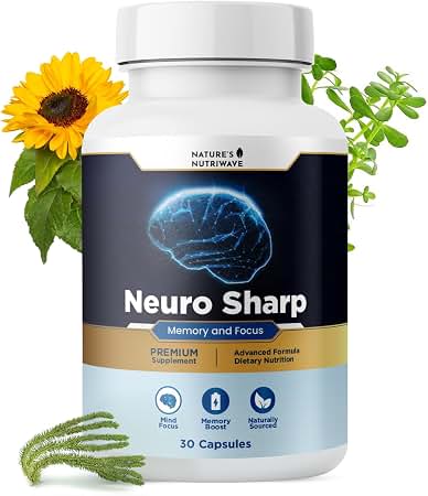 Neuro Sharp product bottle, memory and focus